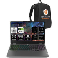 Lenovo LOQ 83GS007XTRP345 Harici GeForce RTX 4060 Intel Core i5 12450HX 8 GB Ram 4 TB SSD 15.6 inç Full HD Windows 11 Home Gaming Laptop + PER4 Çanta