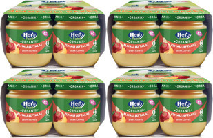 Hero Baby Laktozsuz Tahılsız Glutensiz Organik Şeftali-Elma 6. Aydan İtibaren Kaşık Maması 16x120 gr