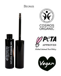 Benecos Eyebrow Gel Kahverengi Doğal Renkli Maskara Kaş Sabitleyici 3 ml