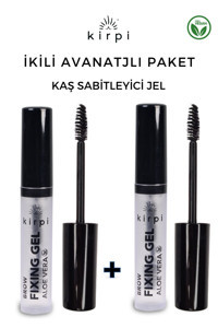 Kirpi Fixing Doğal Şeffaf Maskara Kaş Sabitleyici 2x8 ml