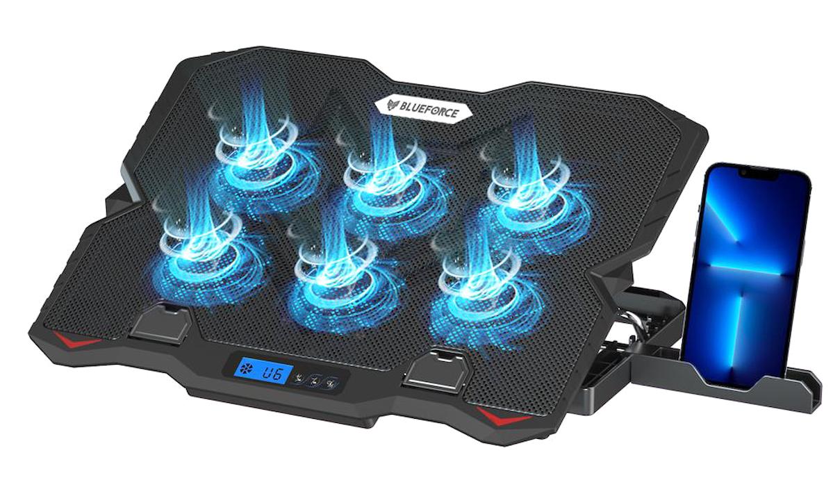 Blueforce SX-35 Snower 2800 rpm 6 Fanlı Plastik 17 inç Gaming Laptop Soğutucu
