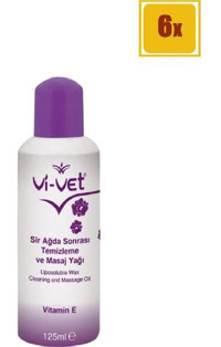 Vi-Vet E Vitamini Ağda Yağı 6x125 ml