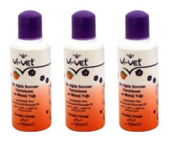 Vi-Vet Portakal Ağda Yağı 3x125 ml