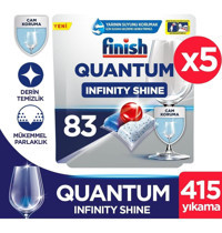Finish Quantum Infinity Shine Tablet Bulaşık Makinesi Deterjanı 5x83 Adet