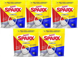 Asperox Hepsi 1 Arada Limon Sirke Tablet Bulaşık Makinesi Deterjanı 5x30 Adet