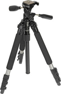 Slik Pro 340DX 4 Kademeli Pan-Tilt Head Tripod 147 cm