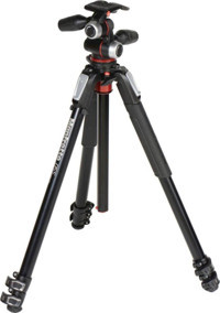 Manfrotto MK055XPRO3-3W 3 Kademeli Pan-Tilt Head Tripod 183 cm