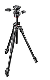 Manfrotto MK290LTA3-3W 3 Kademeli Ball Head Tripod 150 cm