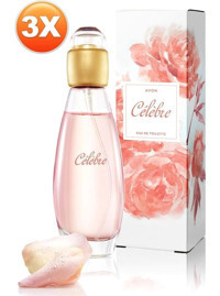 Avon Celebre EDT Çiçeksi-Meyveli-Oryantal Kadın Parfüm 3x50 ml