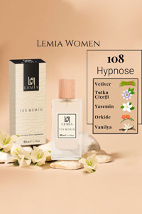 Lemia 108 EDC Amber-Çiçeksi-Meyveli Kadın Parfüm 50 ml