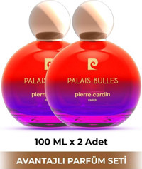 Pierre Cardin Palais Bulles EDP Amber-Çiçeksi-Fresh Kadın Parfüm 2x100 ml