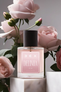 3Ex 214 Delinha EDP Bergamot-Portakal-Şakayık Kadın Parfüm 50 ml