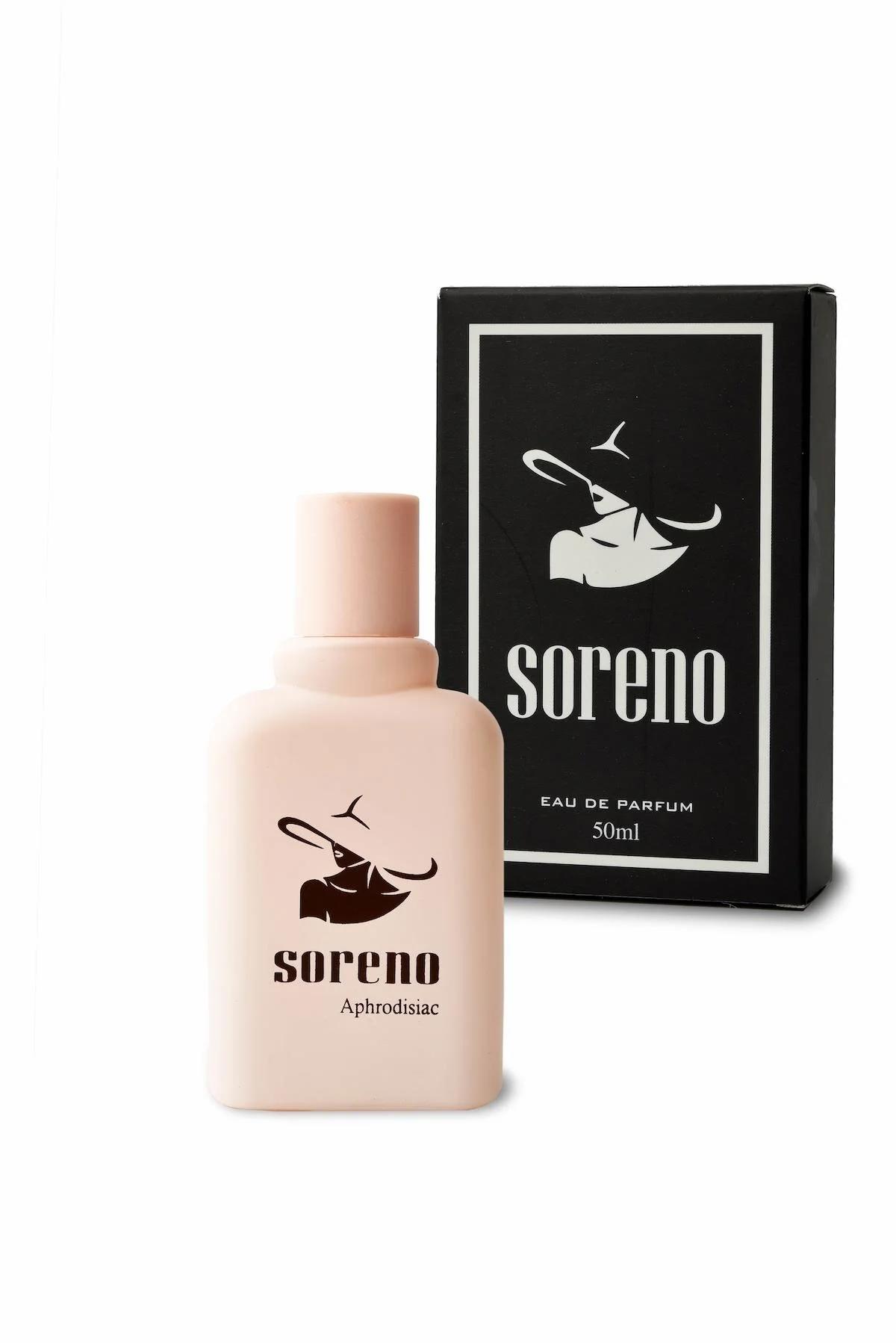 Soreno Afrodizyak Etkili EDP Çiçeksi-Meyveli-Oryantal Kadın Parfüm 50 ml