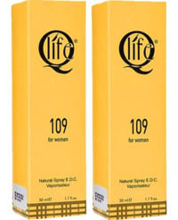 Q Life No:109 EDC Çiçeksi-Fresh-Odunsu Kadın Parfüm 2x50 ml