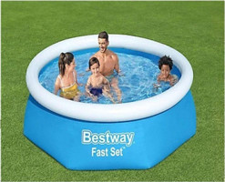 Bestway Fast Set Aile Boyu 61 x 244 cm Yuvarlak Şişme Havuz