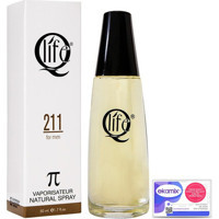 Qlife No:211 EDT Aromatik-Bergamot-Turunçgil Erkek Parfüm 50 ml