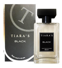Tiaras Black EDT Bergamot-Fresh-Oryantal Erkek Parfüm 50 ml