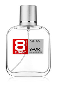 Faberlic 8 Element Sport EDT Bergamot-Odunsu-Sandal Ağacı Erkek Parfüm 100 ml