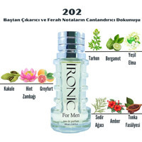 İronic 202 EDP Bergamot-Fresh-Odunsu Erkek Parfüm 100 ml