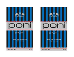 Poni Sport EDT Deri-Fresh-Odunsu Erkek Parfüm 2x90 ml