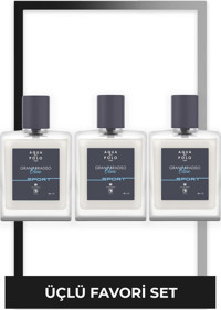 Aqua Di Polo 1987 Gran Paradiso EDP Amber-Odunsu-Oryantal Erkek Parfüm 3x50 ml
