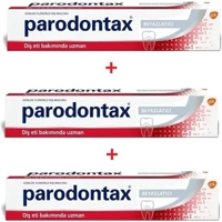 Parodontax Beyazlatıcı Naneli Florürlü Diş Macunu 3x75 ml