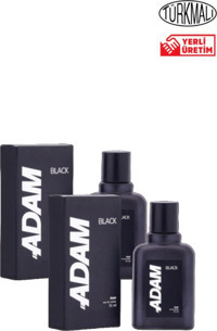 Adam Black EDT Baharatlı-Çiçeksi-Oryantal Erkek Parfüm 2x55 ml
