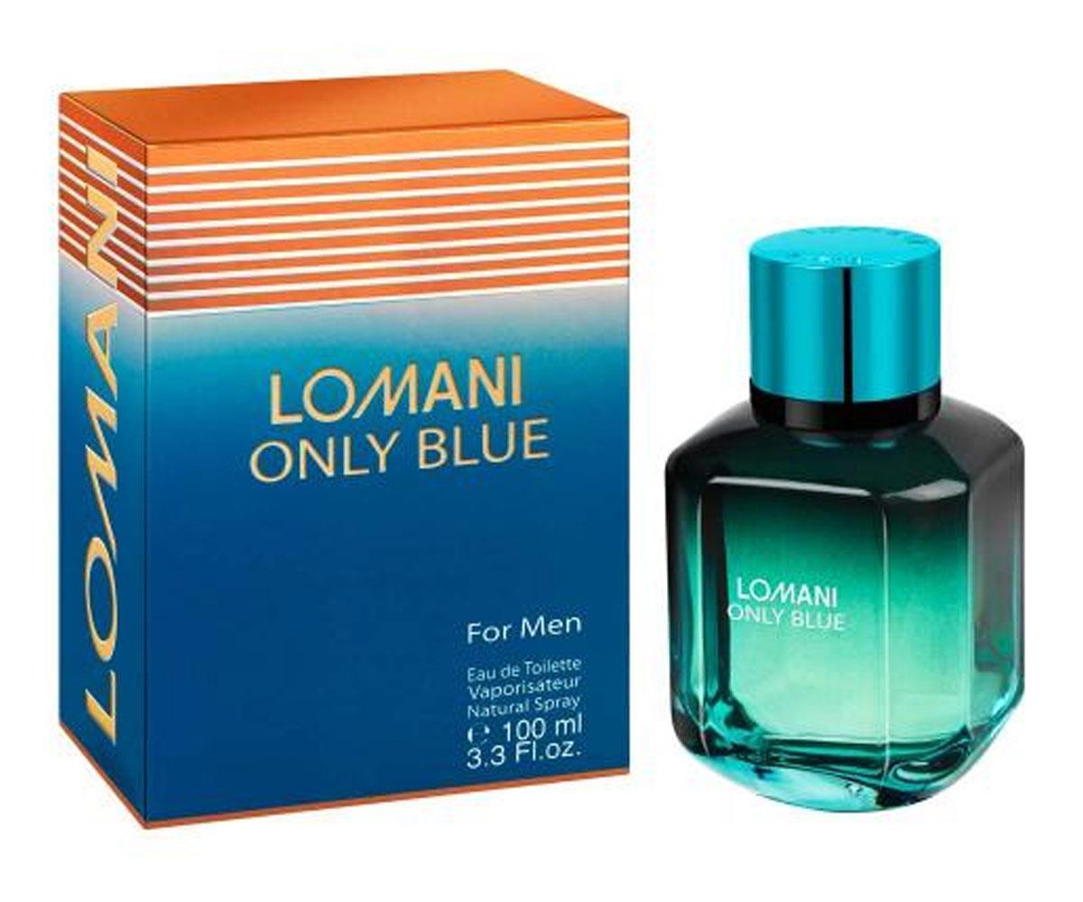 Lomani Only Blue Formen EDT Bergamot-Fresh-Odunsu Erkek Parfüm 100 ml