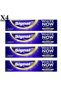 Signal White Now Gold Naneli Florürlü Diş Macunu 4x50 ml