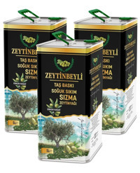 Zeytinbeyli Organik Filtresiz Yüksek Polifenollü Soğuk Sıkım Erken Hasat Taş Baskı Teneke Sızma Zeytinyağı 15 lt