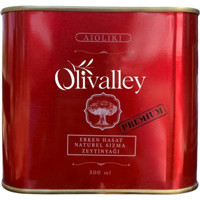 Olivalley Organik Yüksek Polifenollü Soğuk Sıkım Erken Hasat Teneke Sızma Zeytinyağı 500 ml