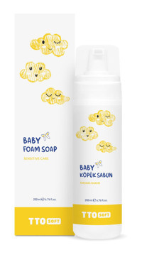 Tto Çay Ağacı Yağı ve Papatya Yağı Köpük Bebek Sabunu 200 ml