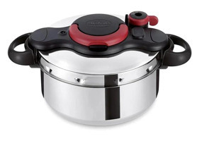 Tefal Clipso Minut Easy Clipso Kapak İndüksiyon 6 lt Düdüklü Tencere Siyah