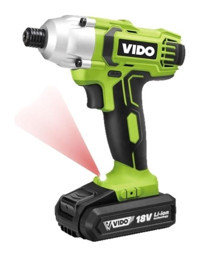 Vido WD040410180 18 V 1.5 Ah Kömürsüz Darbeli Akülü Vidalama Makinesi