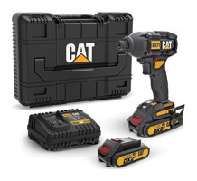 Cat DX71 18 V 2 Ah Kömürsüz Darbeli Çift Akülü Vidalama Makinesi