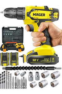 Mager XS 58 V 6 Ah Kömürsüz Darbeli Çift Akülü Vidalama Makinesi