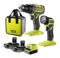Ryobi RPD18-2C20ST 18 V Darbeli Çift Akülü Vidalama Makinesi