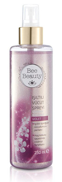 Bee Beauty Violet Çiçeksi Simli Kadın Vücut Spreyi 250 ml