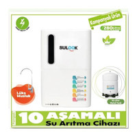 Sulook Green Technology 10 Aşamalı Çift Membranlı 10 lt Kapalı Kasa Pompalı Tezgah Altı Su Arıtma Cihazı