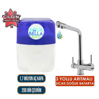 Aqua Bella Matrix Plus 10 Aşamalı Çift Membranlı 12 lt Kapalı Kasa Pompasız Tezgah Altı Su Arıtma Cihazı