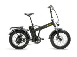 Bisan E-Folding F2 250 W 100 Km 20 Jant 7 Vites Katlanır Elektrikli Bisiklet Siyah