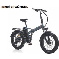Corelli Voniq Fatbike 250 W 100 Km 20 Jant 7 Vites Elektrikli Bisiklet Mavi