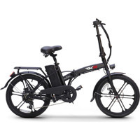 RKS MX25 Pro 250 W 80 Km 20 Jant 7 Vites Katlanır Elektrikli Bisiklet Siyah