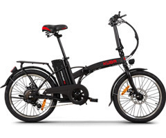 Kuba Speedliht Pro 250 W 35 Km 20 Jant 6 Vites Katlanır Elektrikli Bisiklet Siyah