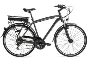 Bisan Comet 250 W 150 Km 28 Jant 21 Vites Elektrikli Şehir / Tur Bisikleti Gri