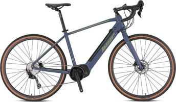 Loop Potenza Gravel 250 W 40 Km 28 Jant 10 Vites Elektrikli Bisiklet Gri-Yeşil