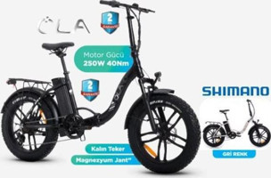 OLA Electrolight EFB4 250 W 50 Km 20 Jant 7 Vites Katlanır Elektrikli Bisiklet Siyah
