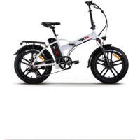 RKS RS3 Pro X 250 W 80 Km 20 Jant 7 Vites Elektrikli Bisiklet Beyaz- Kırmızı