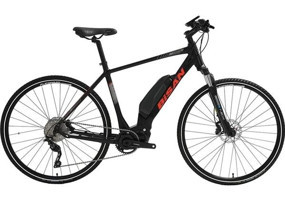Bisan E-Trekkıng 250 W 185 Km 28 Jant 10 Vites Elektrikli Şehir / Tur Bisikleti Mavi - Siyah