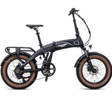 Loop Armour 250 W 40 Km 20 Jant 7 Vites Katlanır Elektrikli Bisiklet Gri-Siyah